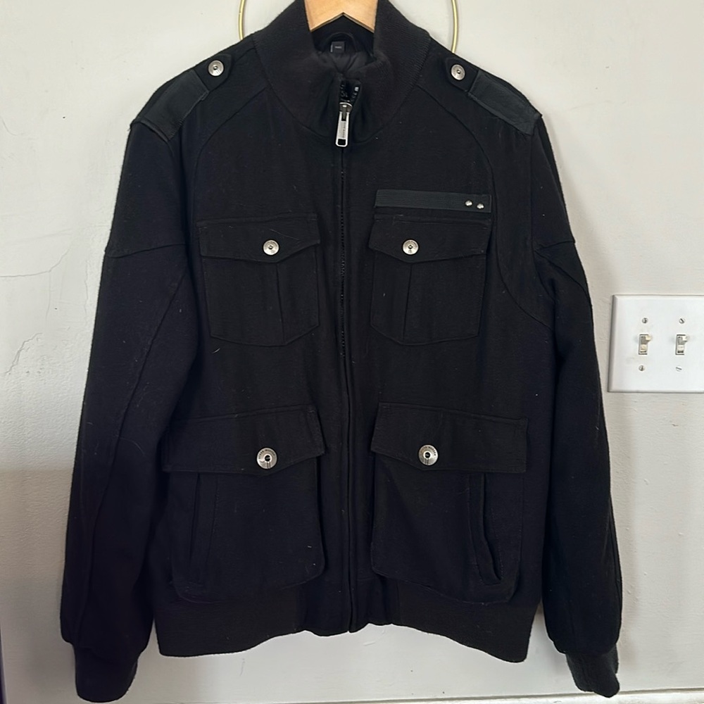 Steve Madden men’s bomber coat.